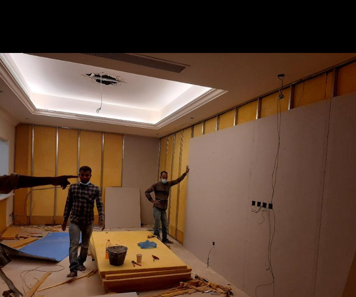 تركيب عازل صوت للجدران بالدمام
